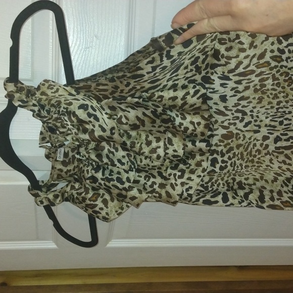 Essentials by Milano women's animal pattern sleeveless top SZ XL NWoT - Picture 15 of 17